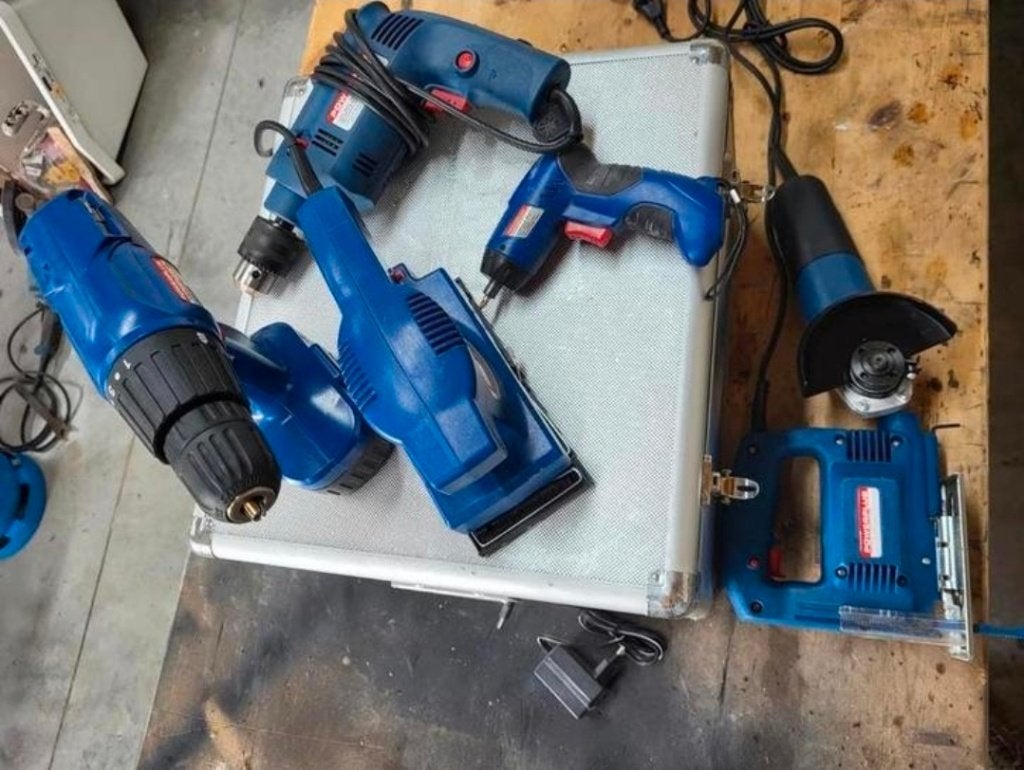 lot dhz machines, Doe-het-zelf en Bouw, Ophalen, Zo goed als nieuw