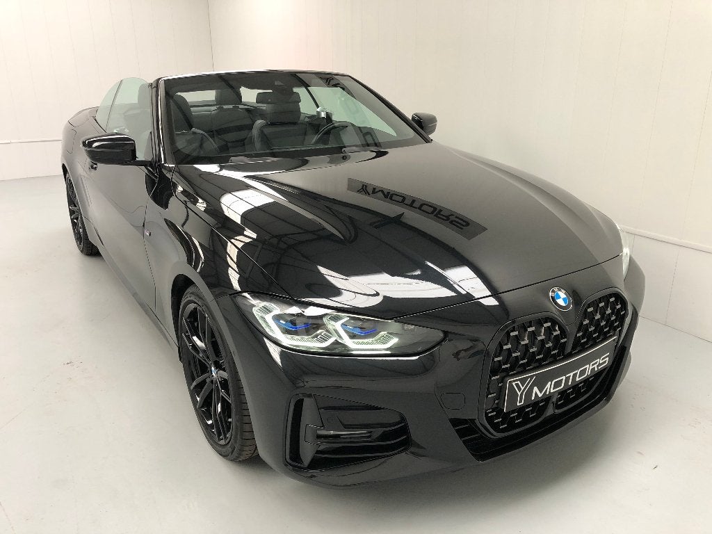 BMW 420 iAS CABRIO PACK-M FULL BLACK FEUX LASER AIRSCARF, Autos, BMW, Cuir, Achat, Entreprise, Entretenue par le concessionnaire