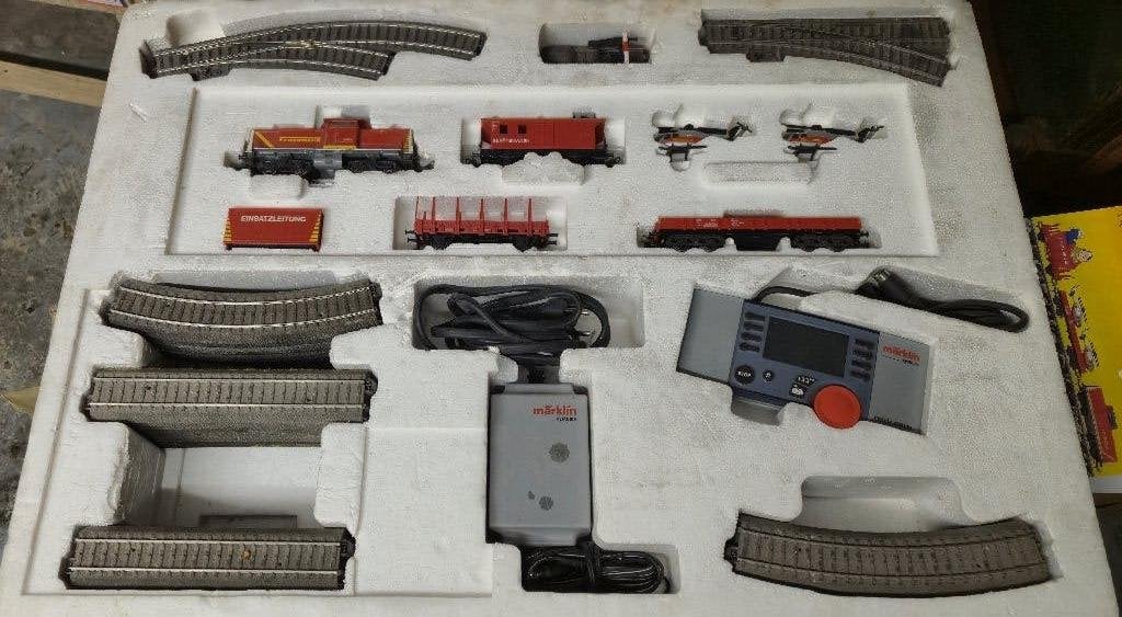 Märklin HO 29756 „Brandweer, Hobby en Vrije tijd, Modeltreinen | H0, Gebruikt, Treinset, Wisselstroom, Märklin, NS, Ophalen