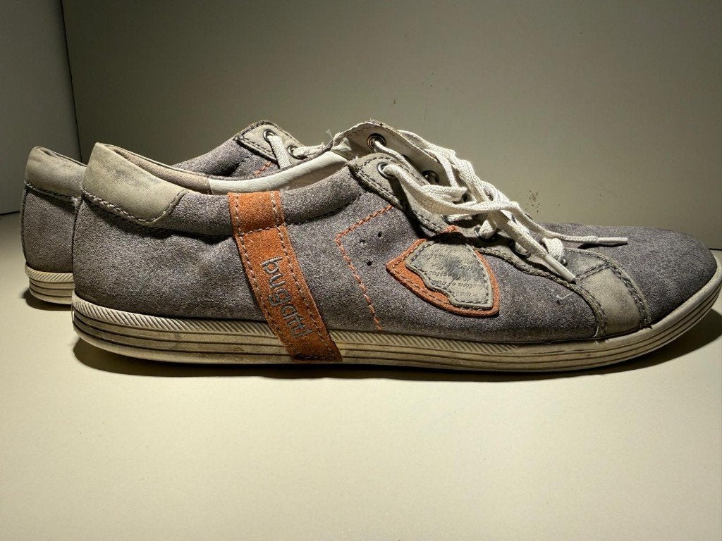 Sneakers Bugatti - Taille 45 - Cuir véritable, Bugatti, Enlèvement ou Envoi, Brun, Porté
