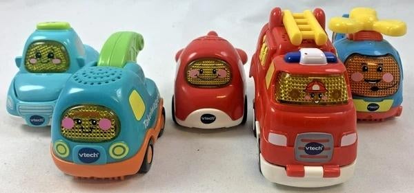 Ensemble de 5 véhicules VTech Toet Toet Auto Cars, Envoi, Comme neuf