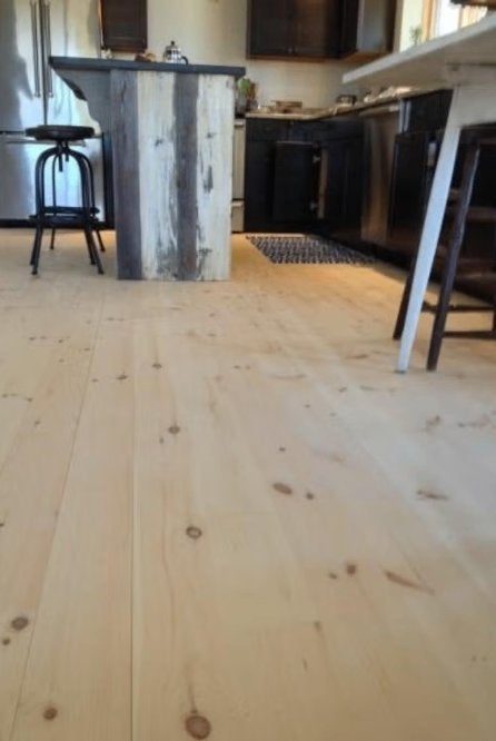 SOL EN PIN MASSIF, TRÈS LONGUES LONGUEURS DE 4,20 M ! ~, Enlèvement, Intérieur