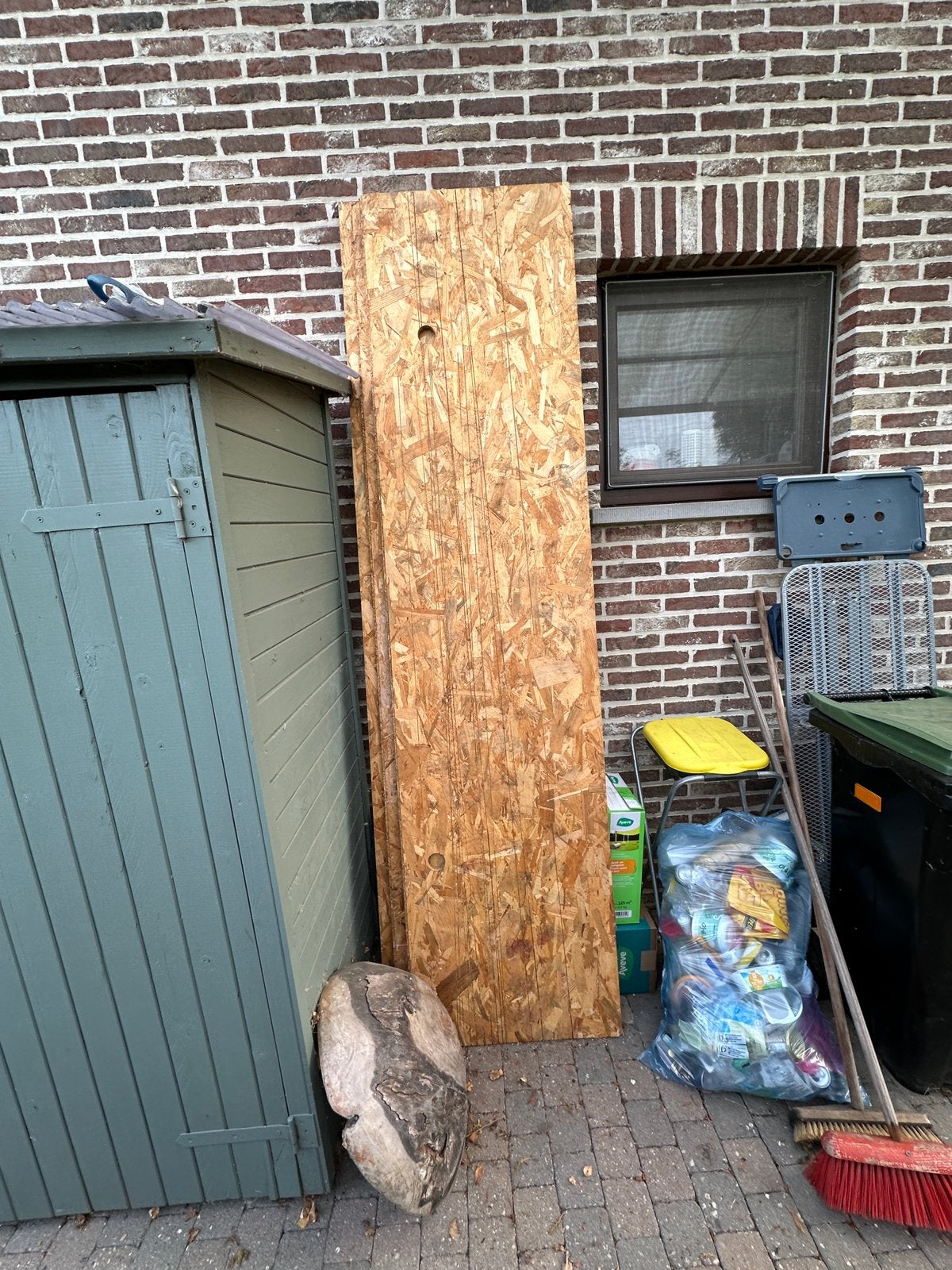4 OSB Platen 244 x60 x 2,2 cm, Doe-het-zelf en Bouw, Ophalen, Zo goed als nieuw