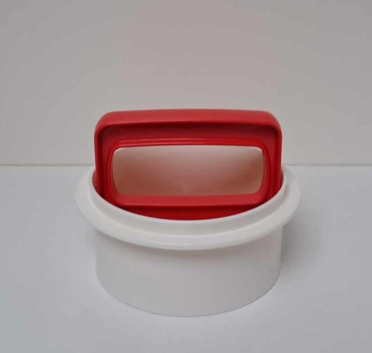 Tupperware™ « Burger-Press » wit en rood, Huis en Inrichting, Keuken | Tupperware, Nieuw, Overige typen, Rood, Verzenden