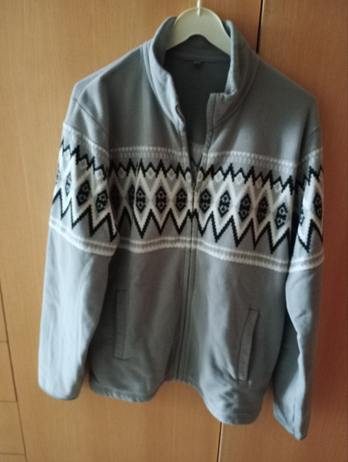 fleece sweater, Uniqlo, Gris, Taille 52/54 (L), Enlèvement