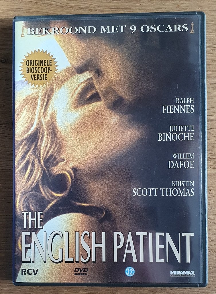 The English Patient (1996) - DVD, Engels, Nederlands, Ophalen of Verzenden, Zo goed als nieuw
