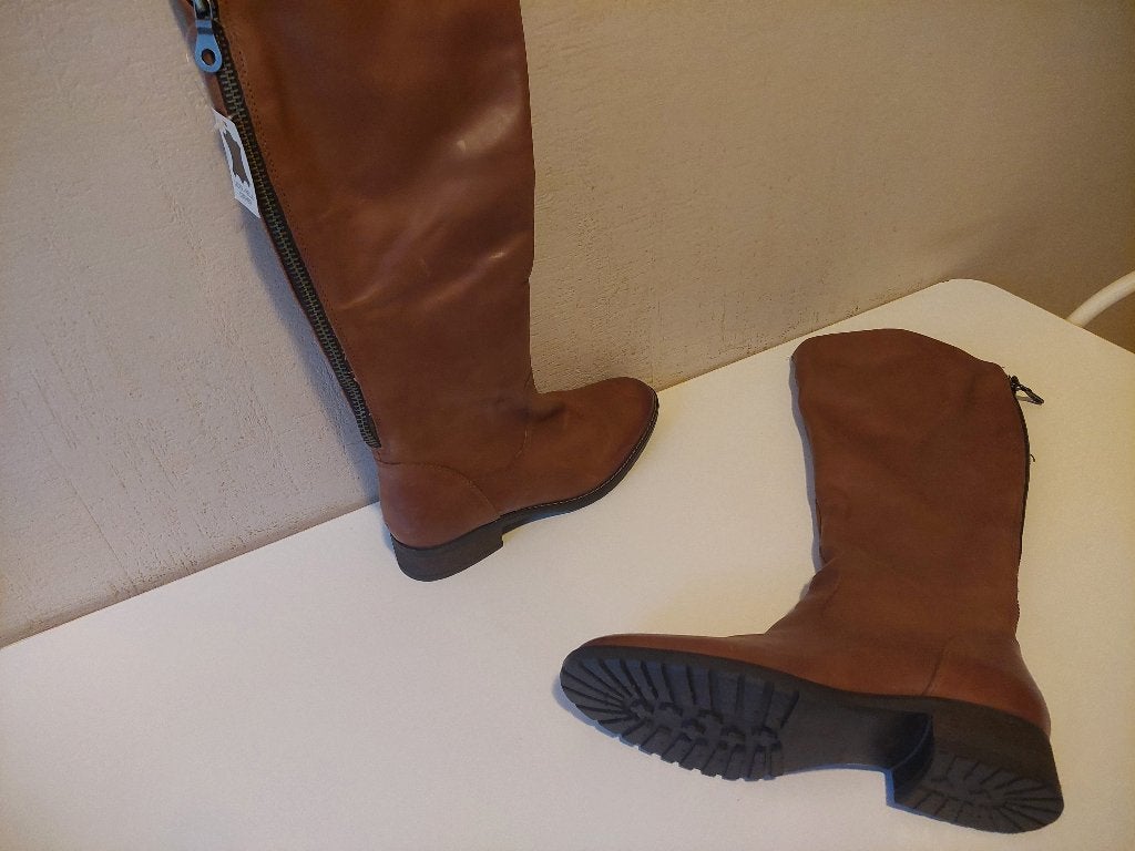 Hoge dameslaarzen, Neuf, Brun, Enlèvement, Bottes hautes