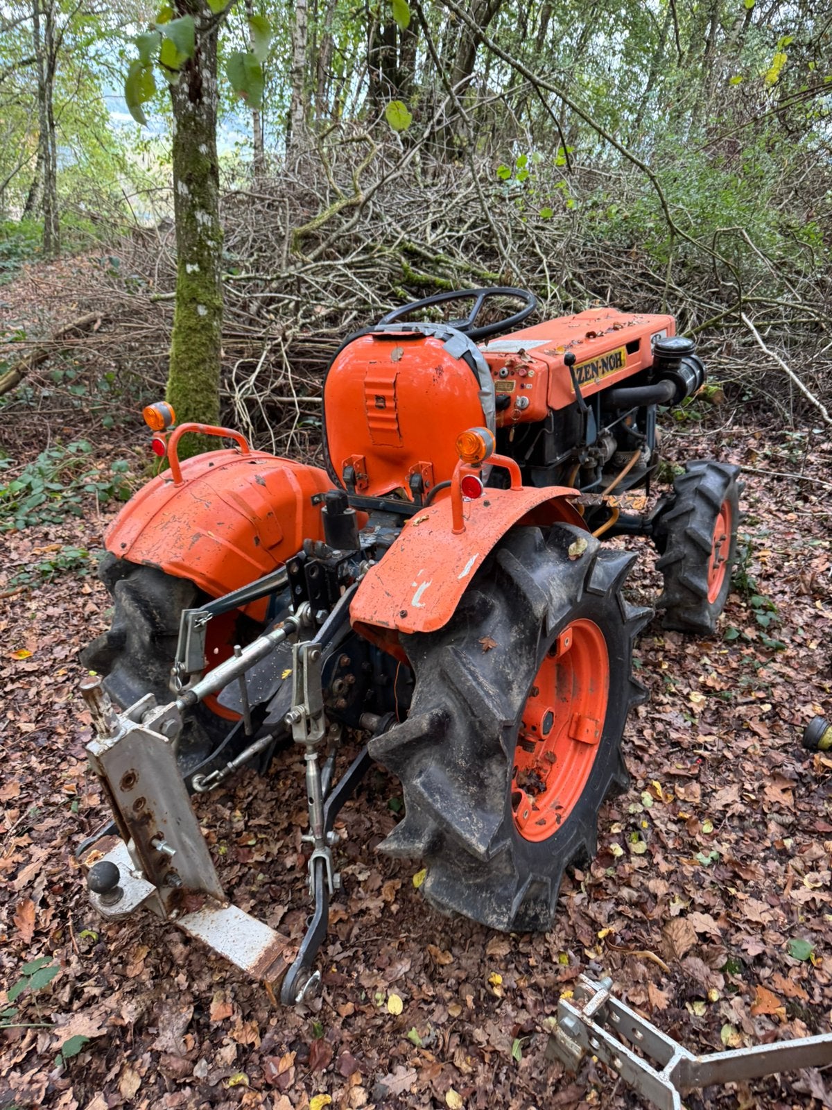 Minitractor kubita zen-noh, Enlèvement, Utilisé