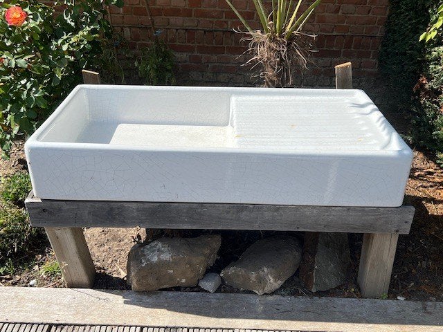 Porcelaine spoelbak 55x120x12, Tuin en Terras, Ophalen of Verzenden