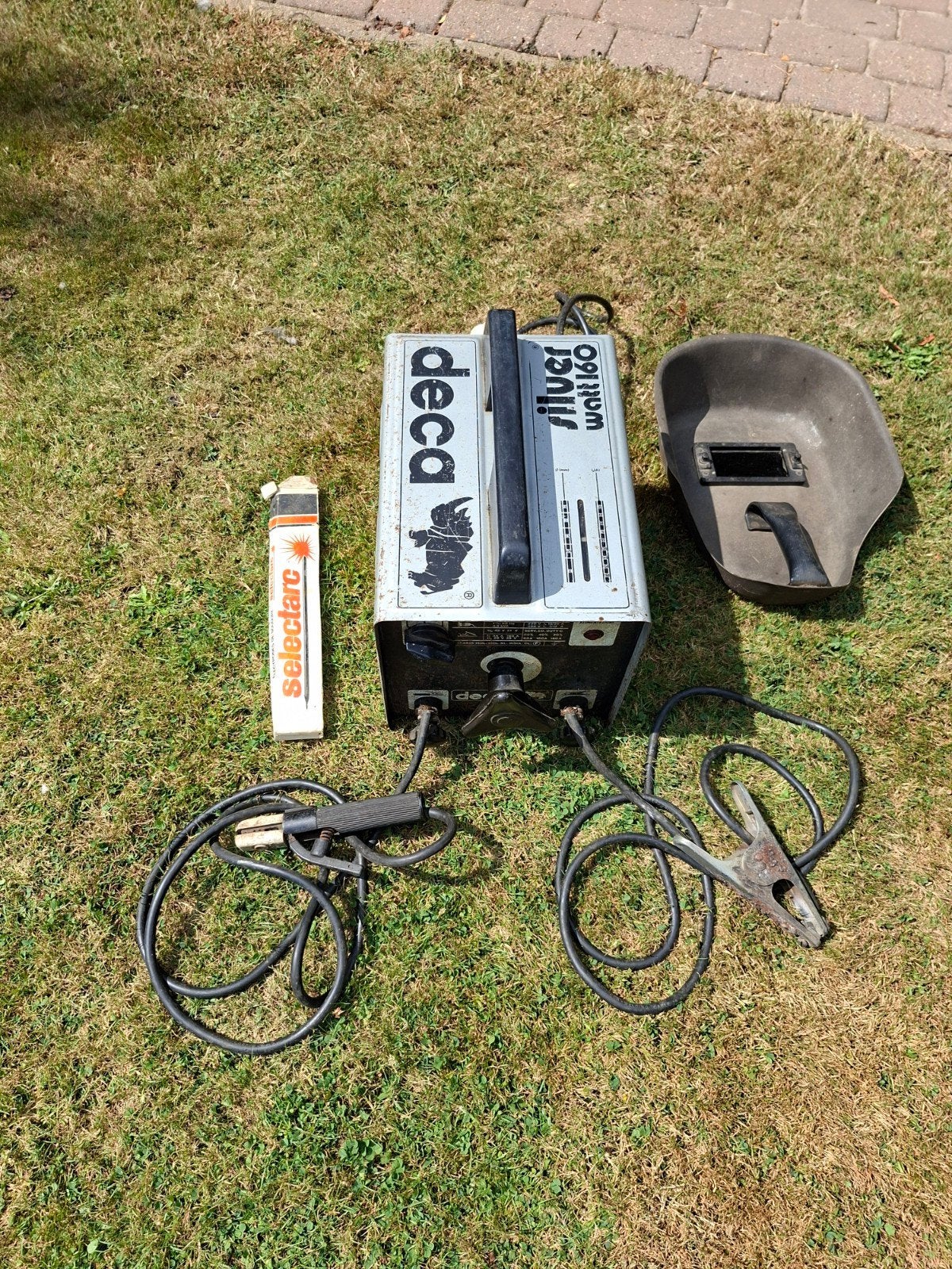 Deca silver watt 160 lasapparaat, Ophalen, Gebruikt, 150 tot 250 ampère, Elektroden