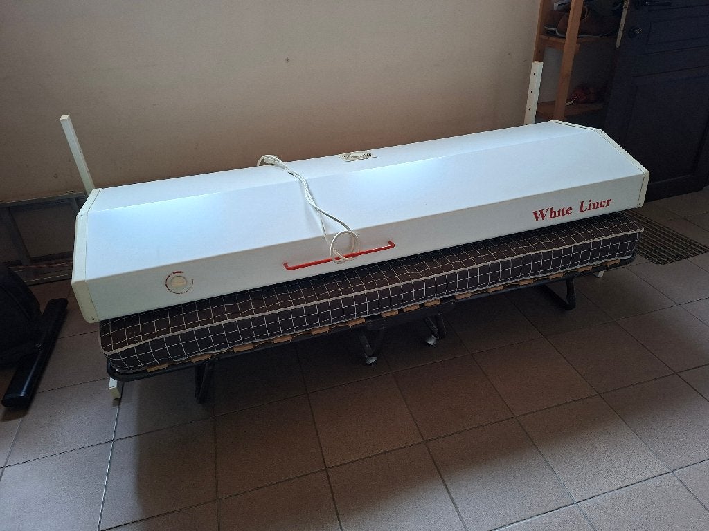 zonnehemel, Elektronische apparatuur, Zonnebanken en Gezichtsbruiners, Ophalen, Gebruikt, Zonnebank enkelzijdig, 10 tot 15 lampen