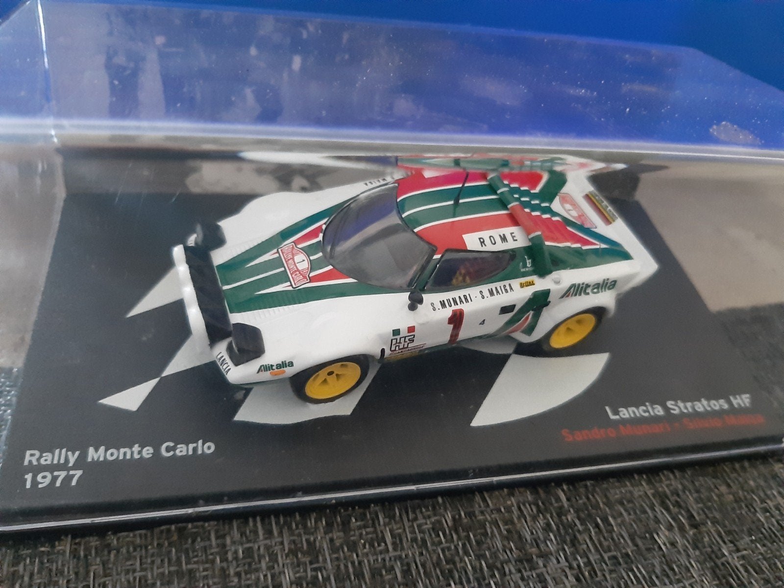 Miniatuur auto 1.43 Lancia stratos HF, Hobby & Loisirs créatifs, Enlèvement ou Envoi, Voiture