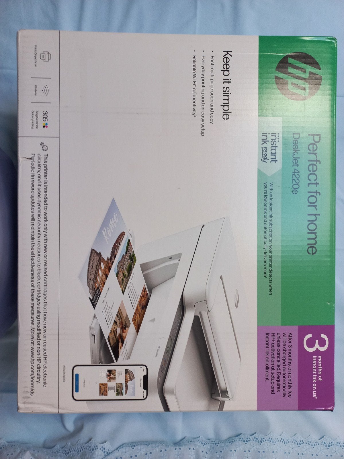 hp all in one printer deskjet 4220e nog nieuw, Inkjetprinter, All-in-one, Nieuw, Draadloos