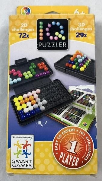SmartGames IQ Puzzler 101 Assignments Jeu de logique Smart G, Hobby & Loisirs créatifs, Jeux de société | Jeux de plateau, Comme neuf