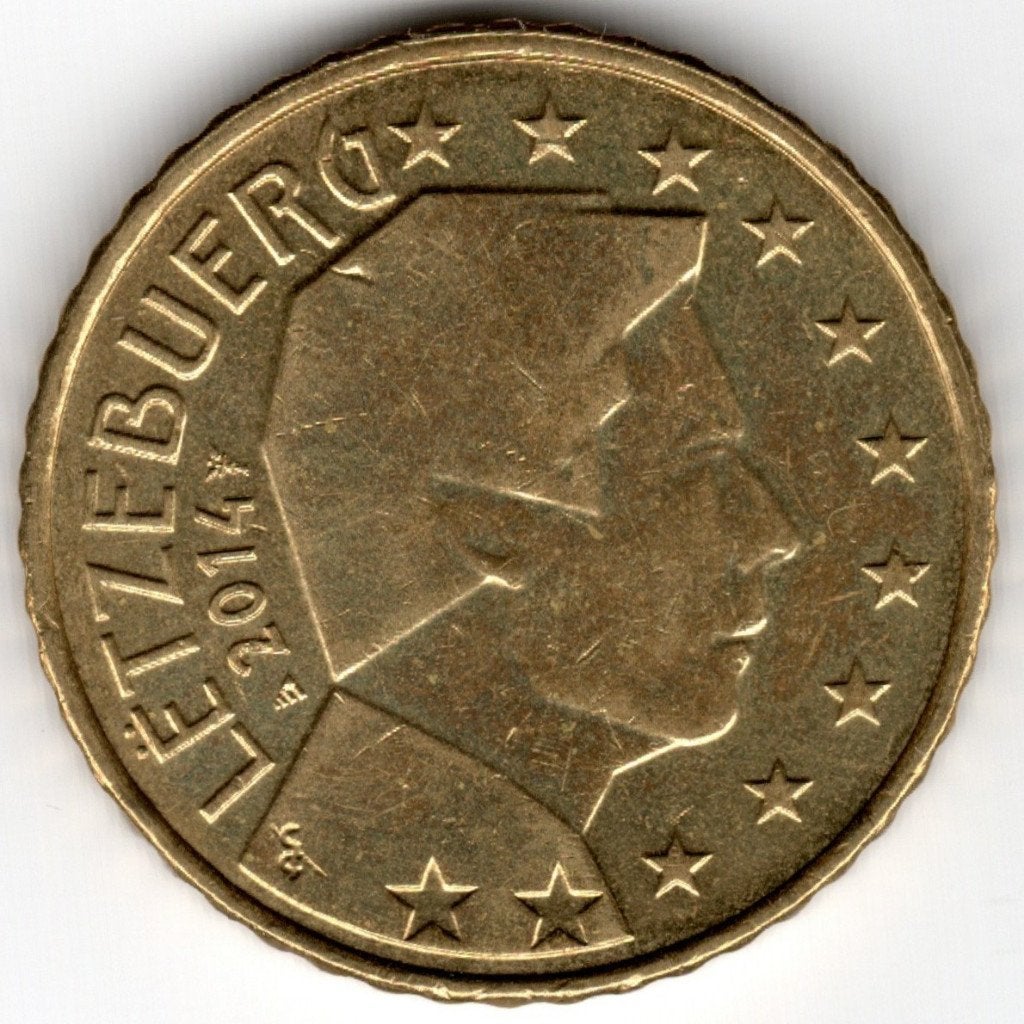 Luxemburg : 50 Cent 2014 KM#91 Ref 16784, Ophalen of Verzenden, Luxemburg, 50 cent, Losse munt