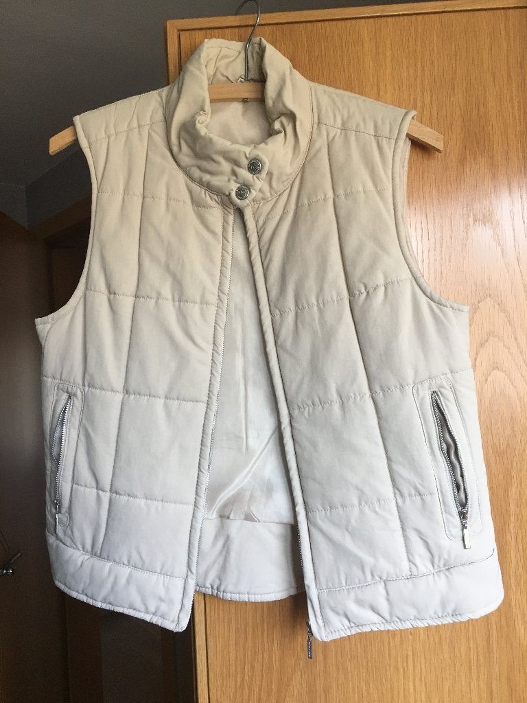 bodywarmer Bandolera ecru maat 36, Enlèvement ou Envoi, Comme neuf, Bandolera, Taille 36 (S)