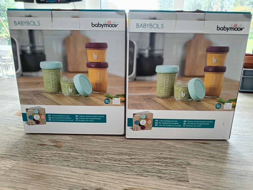 Babybols by babymoov - 2 lots de 8 pots en verre, Enlèvement