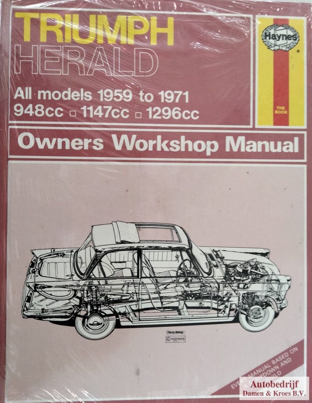 Haynes Owners Workshop Manual Triumph Herald, Auto diversen, Handleidingen en Instructieboekjes, Ophalen of Verzenden