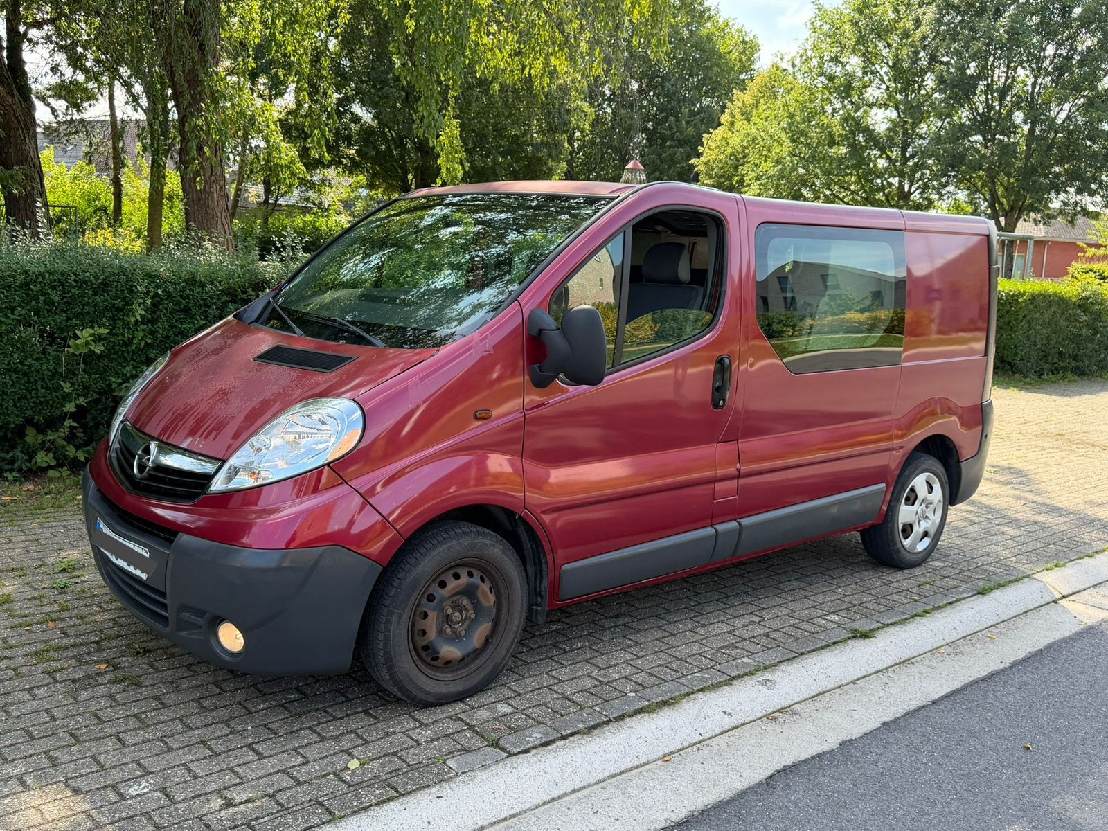 Opel Vivaro 2.0 CDTi 1St Eig! FaceLift Dubbel Cabine 6pl*, Auto's, Opel, Stof, Vivaro, https://public.car-pass.be/vhr/e7a8aeaa-bce3-45d6-8189-bf7ab460fa30