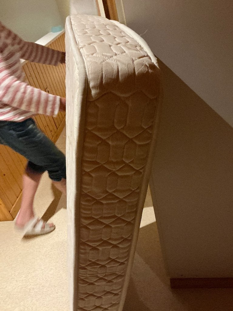 Matras voor kinderbed, Ophalen, Zo goed als nieuw, Minder dan 140 cm, Matras