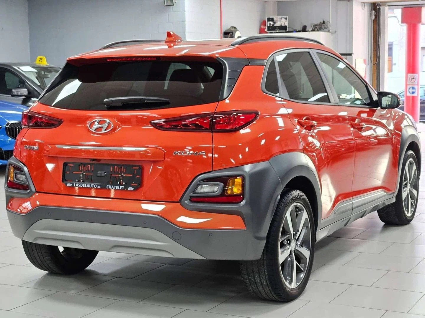 Hyundai KONA 1.0 T-GDi (EU6d-TEMP) CAMERA Sensors Angle Mort, Autos, Cuir, Volant multifonction, Achat, 998 cm³