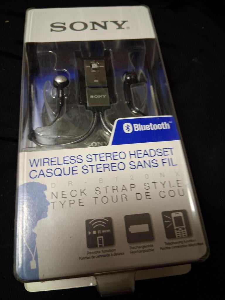SONY stereohoofdtelefoon + PHILIPS-oortelefoon + NIEUWE pc-o, Ophalen of Verzenden, Nieuw, Philips, Draadloos