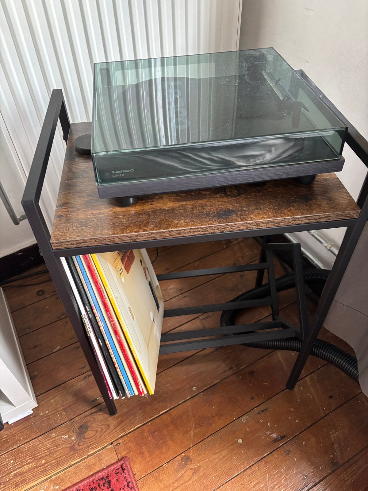 Platenspeler lenco ls 10 met kastje, Ophalen, Zo goed als nieuw