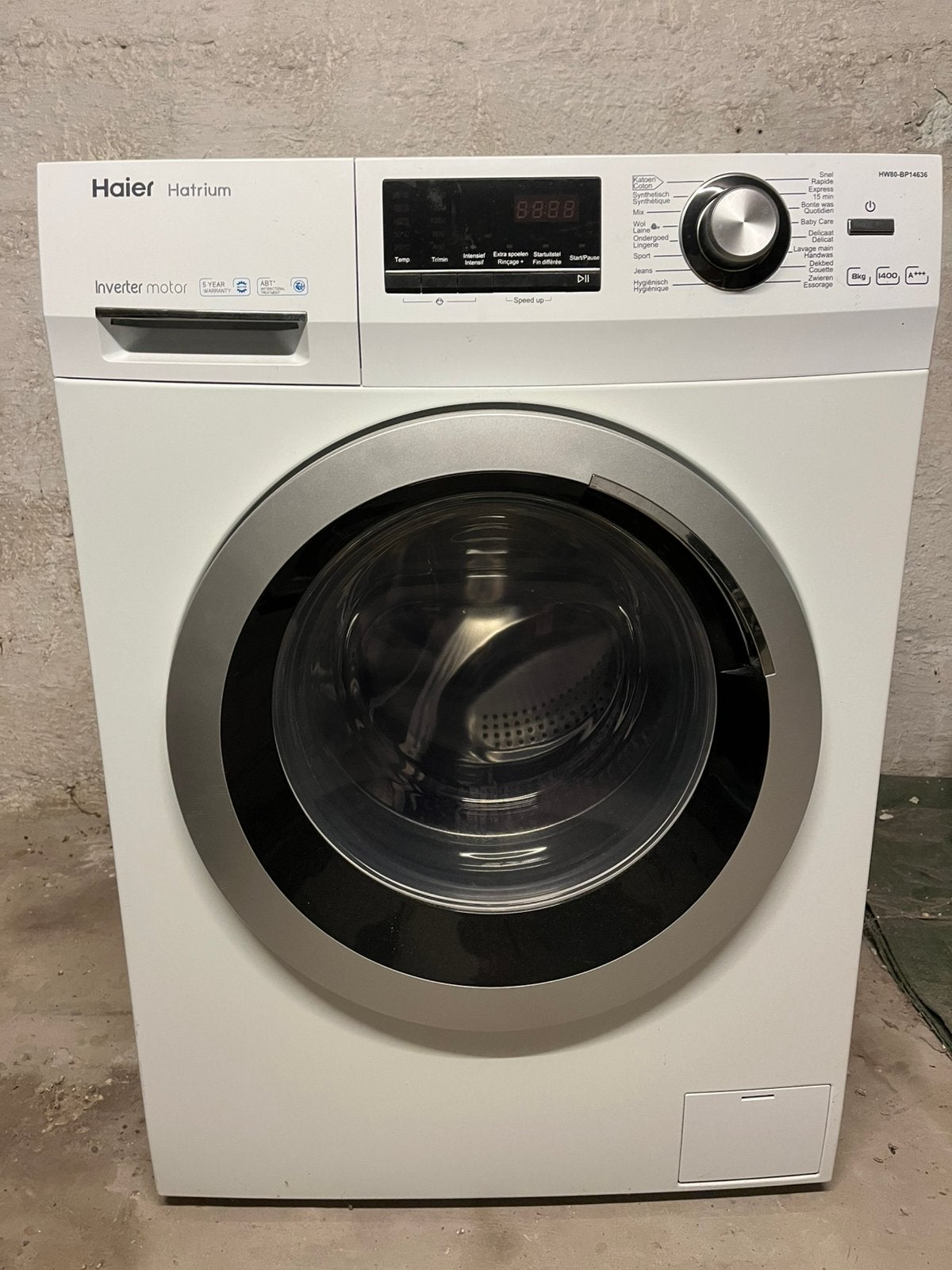 Haier wasmachine., Ophalen, Zo goed als nieuw