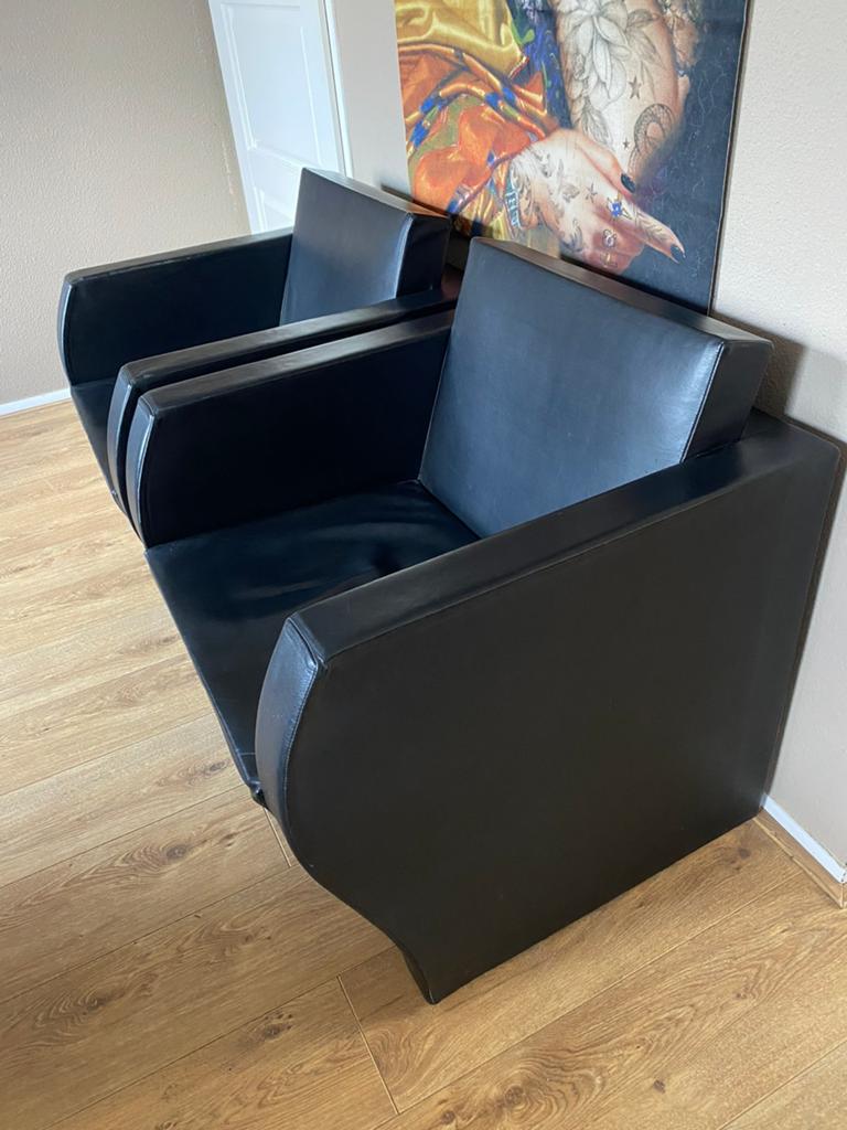 2 vintage Jean Nouvel fauteuils Ligne Roset Simple Bridge, Maison & Meubles, Fauteuils, Enlèvement, Comme neuf