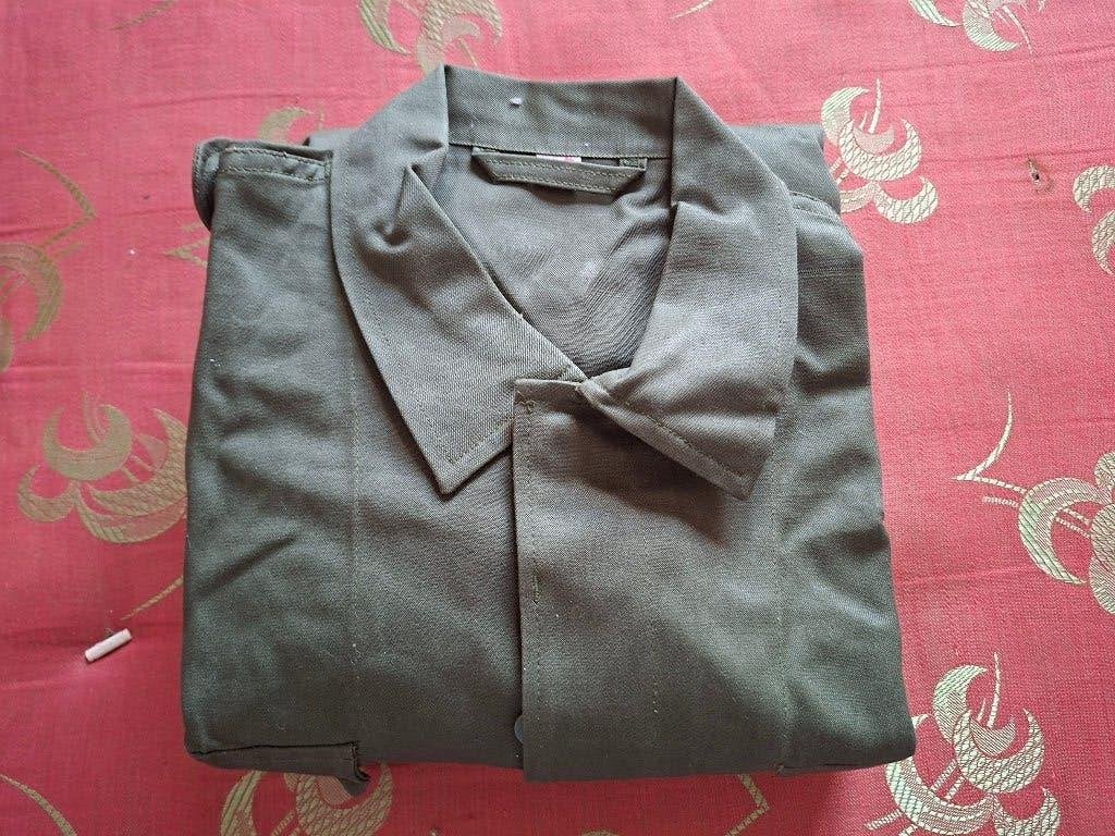 Vintage herenjas Belgisch leger, Collections, Enlèvement