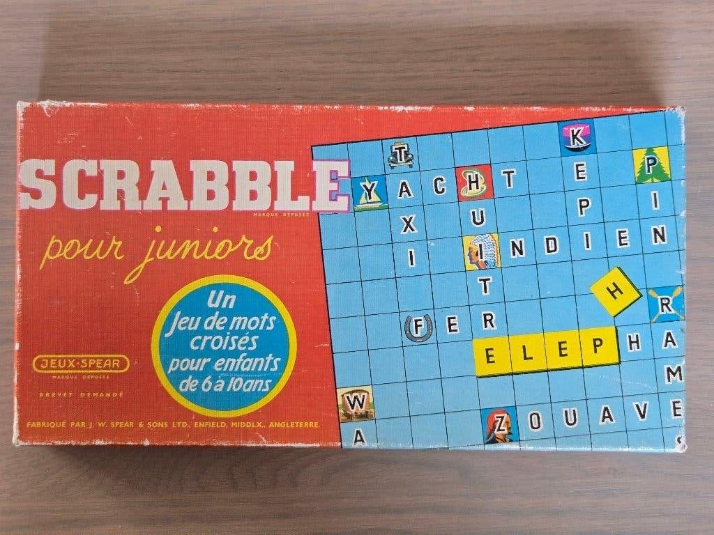 Scrabble juniors vintage, Enlèvement, Utilisé