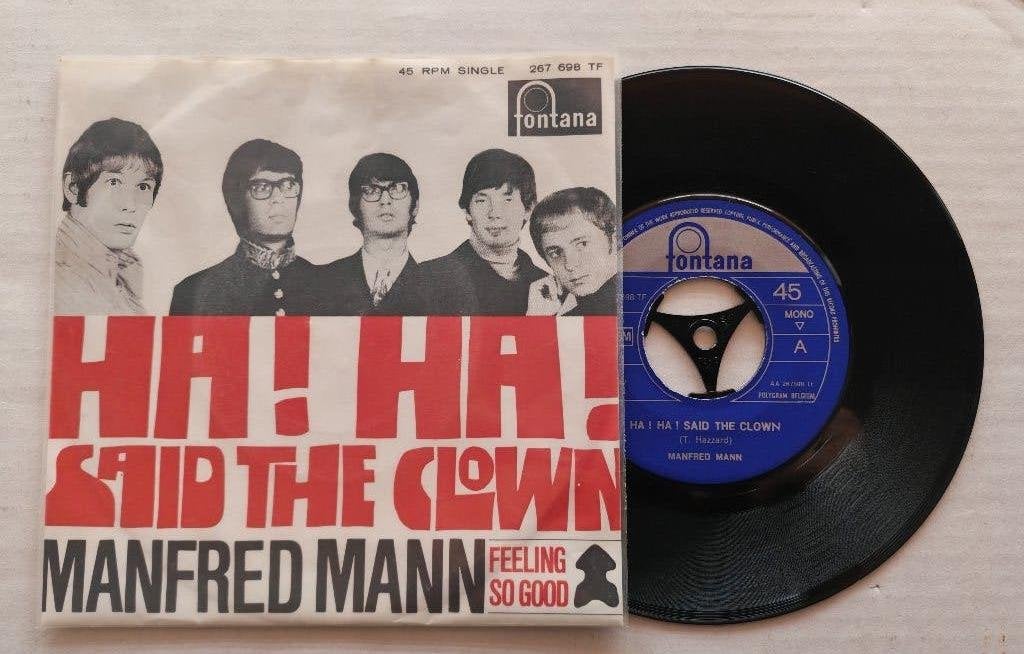 MANFRED MANN - Ha! Ha! said the clown (45t), Enlèvement ou Envoi, Comme neuf, 7 inch, Pop