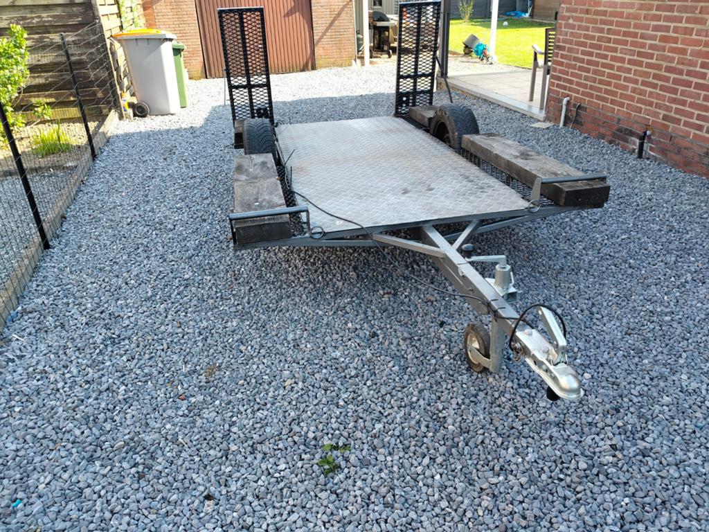 Aanhangwagen trapsport/trailer, Ophalen