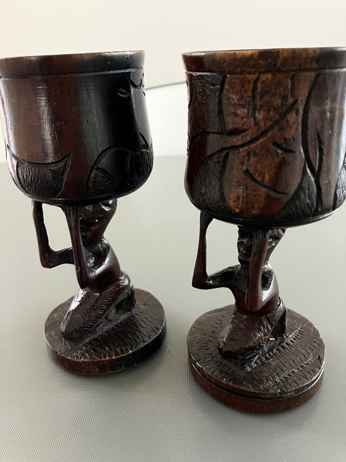 Set Z-Afrikaanse drinkbekers., Antiek en Kunst, Ophalen of Verzenden