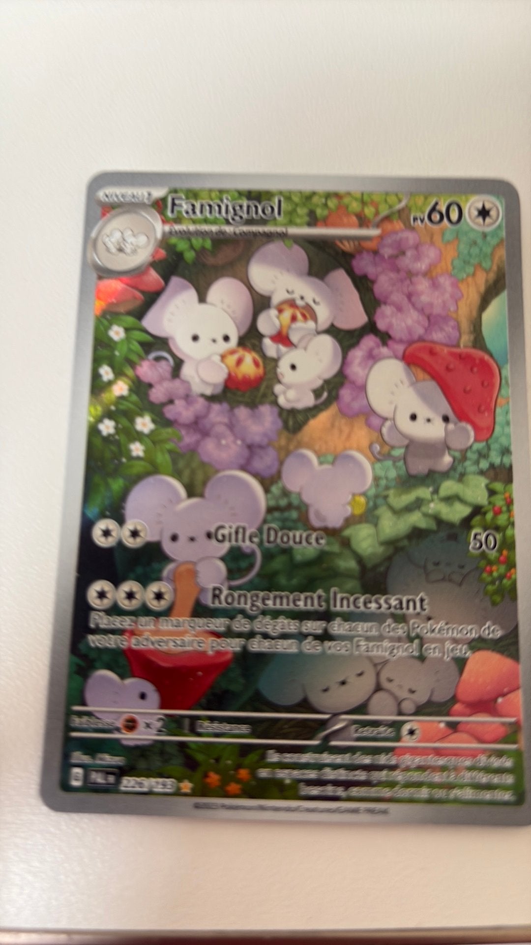 Famignol TCG POKEMON kaart, Enlèvement ou Envoi, Comme neuf