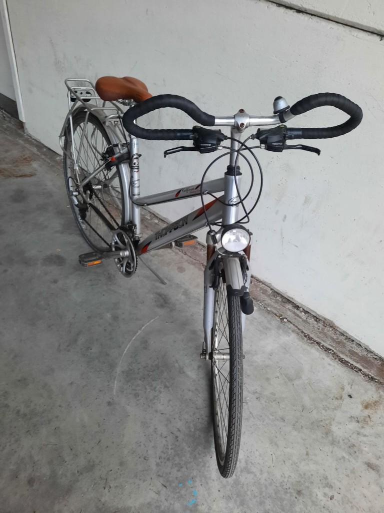 Thompson sportfiets, 28 inch, Gebruikt, Vering, Velgrem