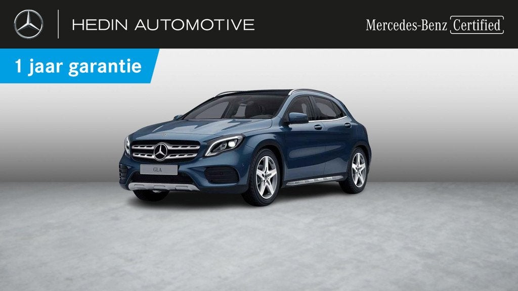 Mercedes-Benz GLA-klasse 180 Panoramisch Dak | Verwarmde Zet, Gebruikt, 4 cilinders, Blauw, 1595 cc
