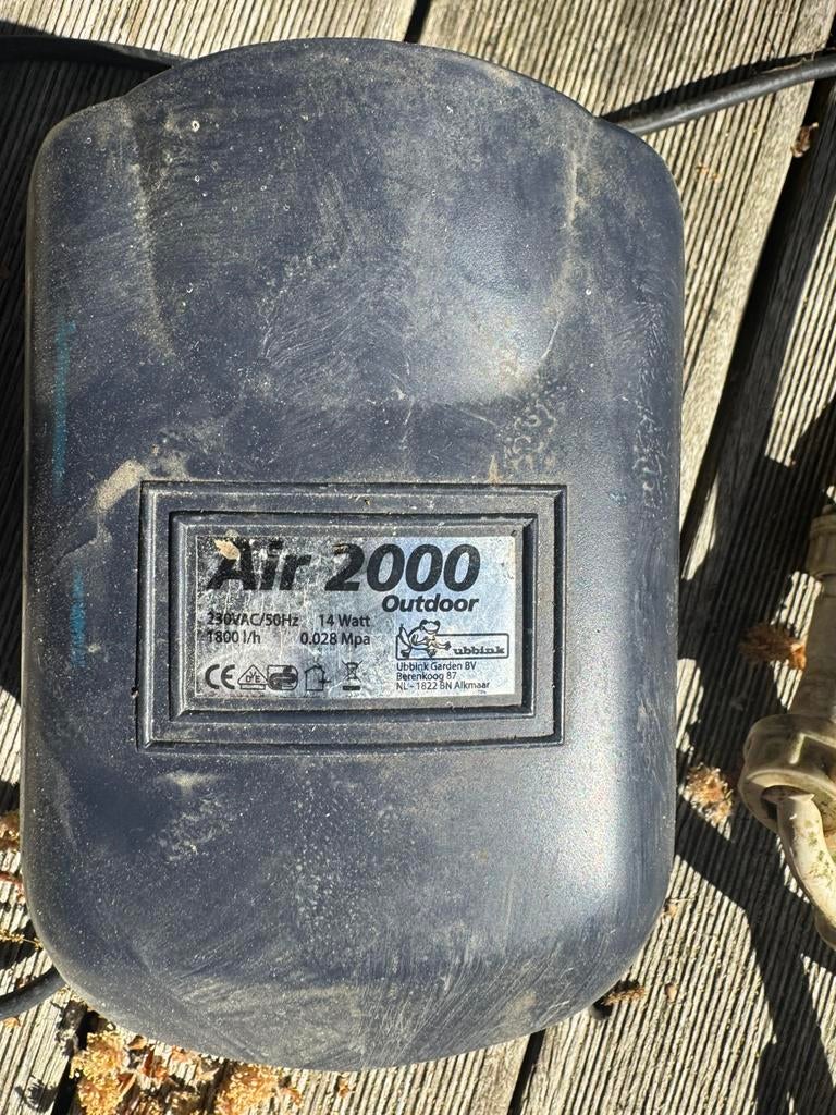 Air 2000 Outdoor - beluchtingspomp, Doe-het-zelf en Bouw, Laskappen, Ophalen, Gebruikt