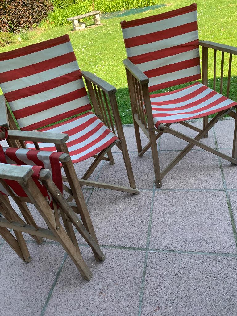 Tuinstoelen, Ophalen, Gebruikt
