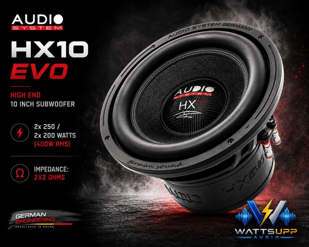 Audio System HX10 EVO High end 10 inch subwoofer, Auto diversen, Autospeakers, Nieuw, Ophalen of Verzenden