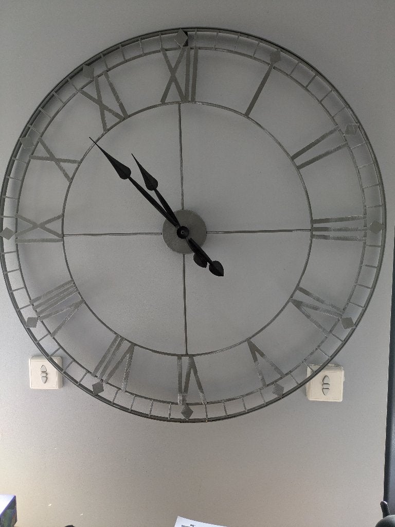 Horloge murale, Maison & Meubles, Accessoires pour la Maison | Horloges, Enlèvement, Comme neuf, Horloge murale