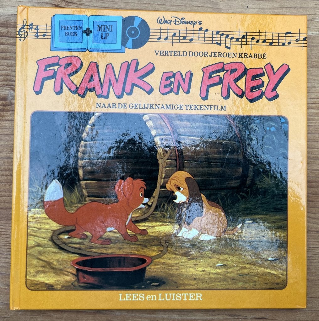 Frank en Frey Prentenboek + miniLP Disney Krabbé, Ophalen, Overige figuren, Zo goed als nieuw, Overige typen