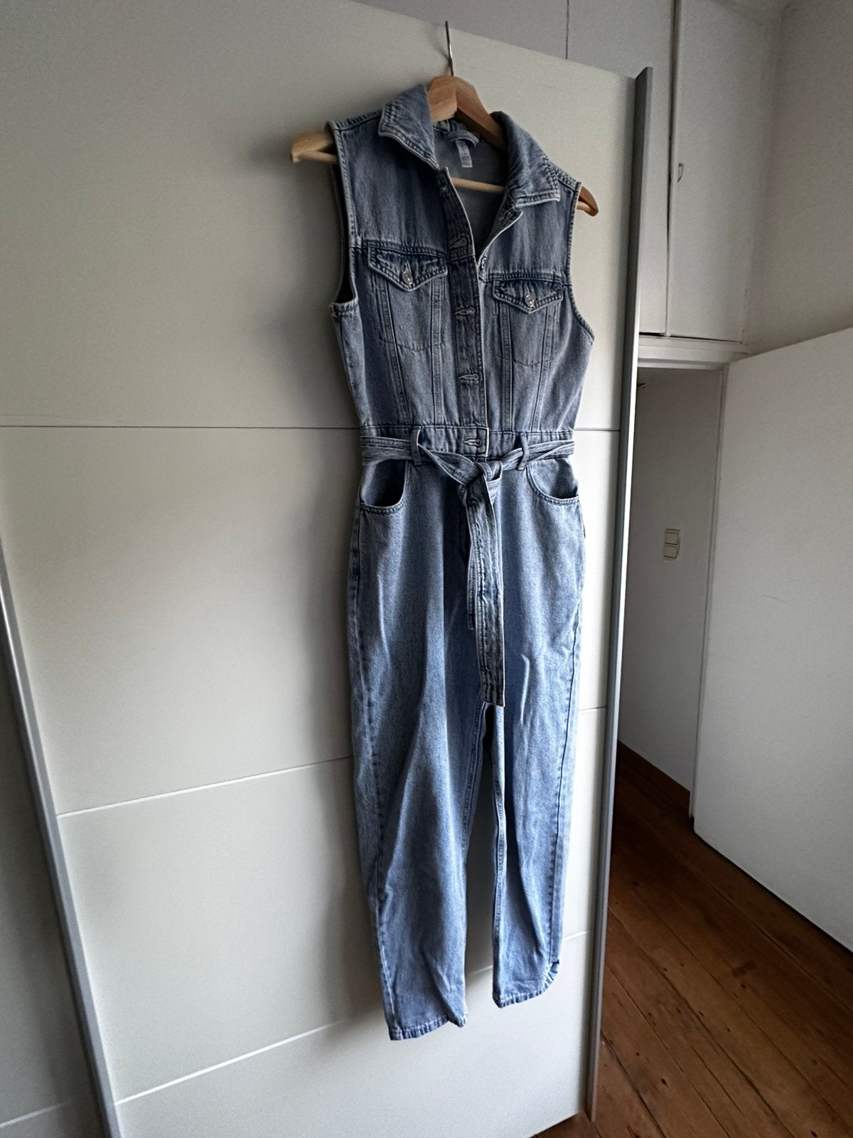 Denim Jumpsuit, Kleding | Dames, Jumpsuits, Ophalen, Zo goed als nieuw, Maat 36 (S)
