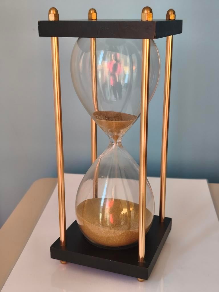 Glazen zandloper in Art Deco, vintage en collectorglas, Verzenden