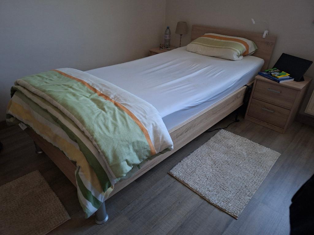 Meubilair - Eenpersoonsbed, Ophalen, 90 cm, Scandinavisch, 200 cm