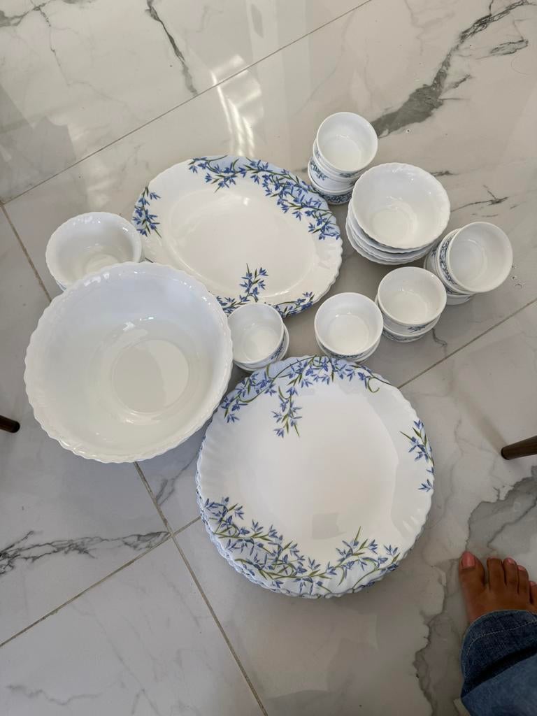 Elegant Luminarc servies te koop, Ophalen