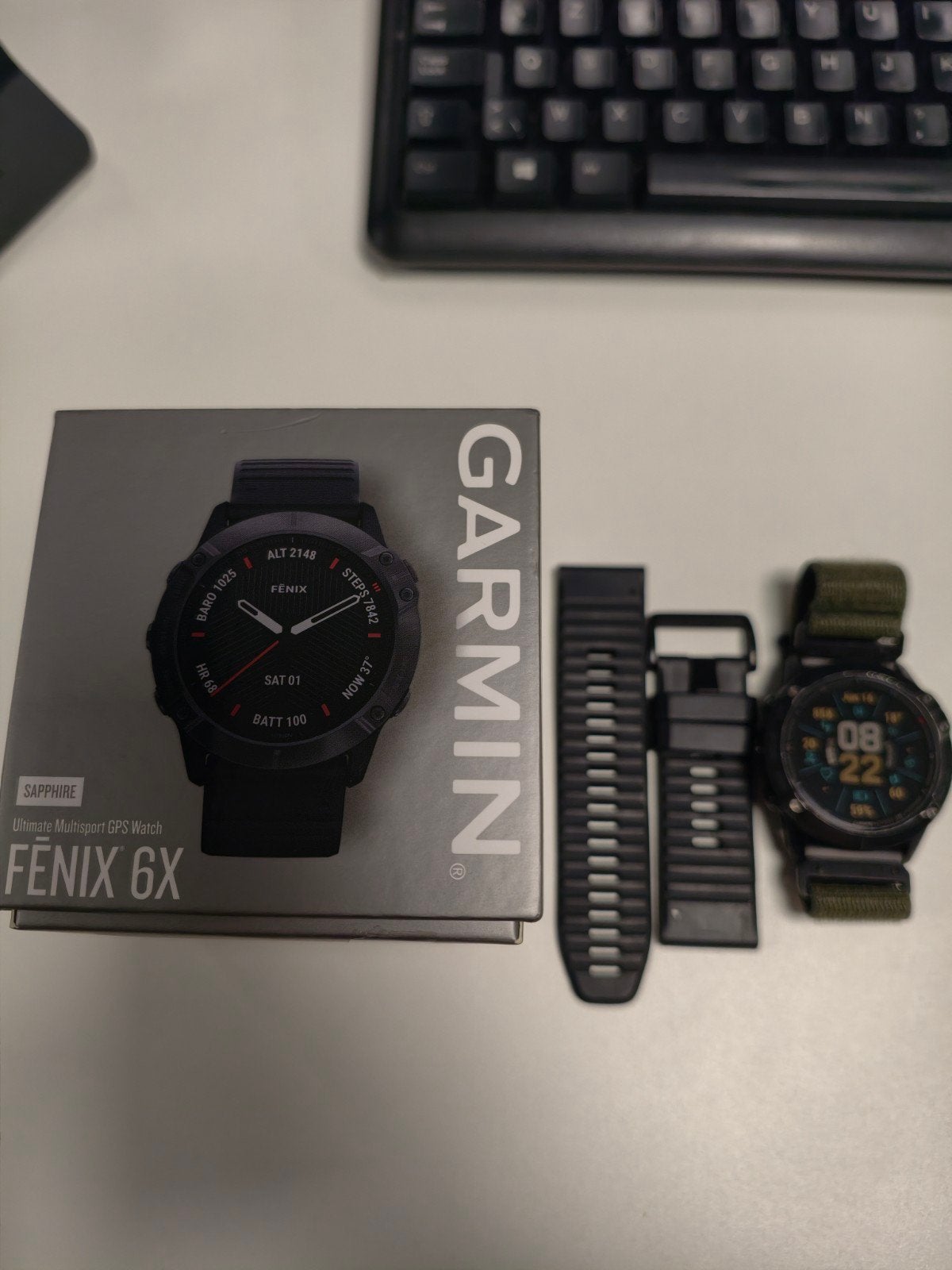 Garmin Fenix 6X Sapphire, Ophalen of Verzenden