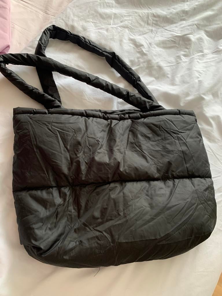 Cabas Only noir matière anorak, Enlèvement, Neuf, Noir, Shopper