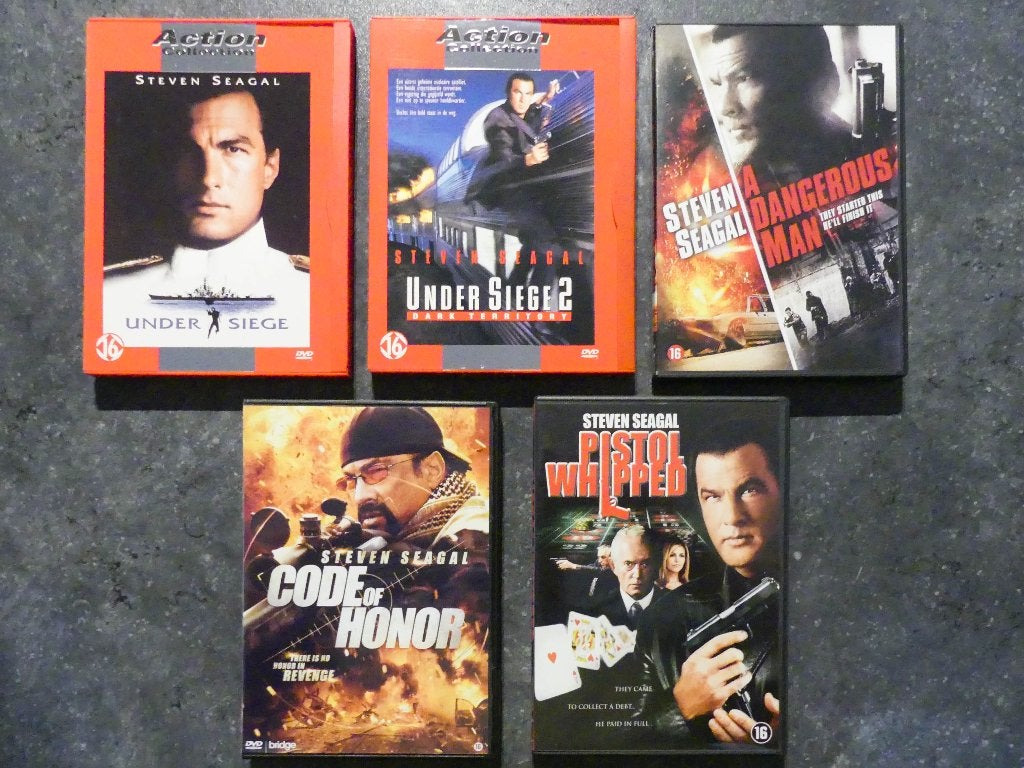 Lot van 5 dvd’s van Steven Seagal, Engels, Nederlands, Actie, Ophalen of Verzenden
