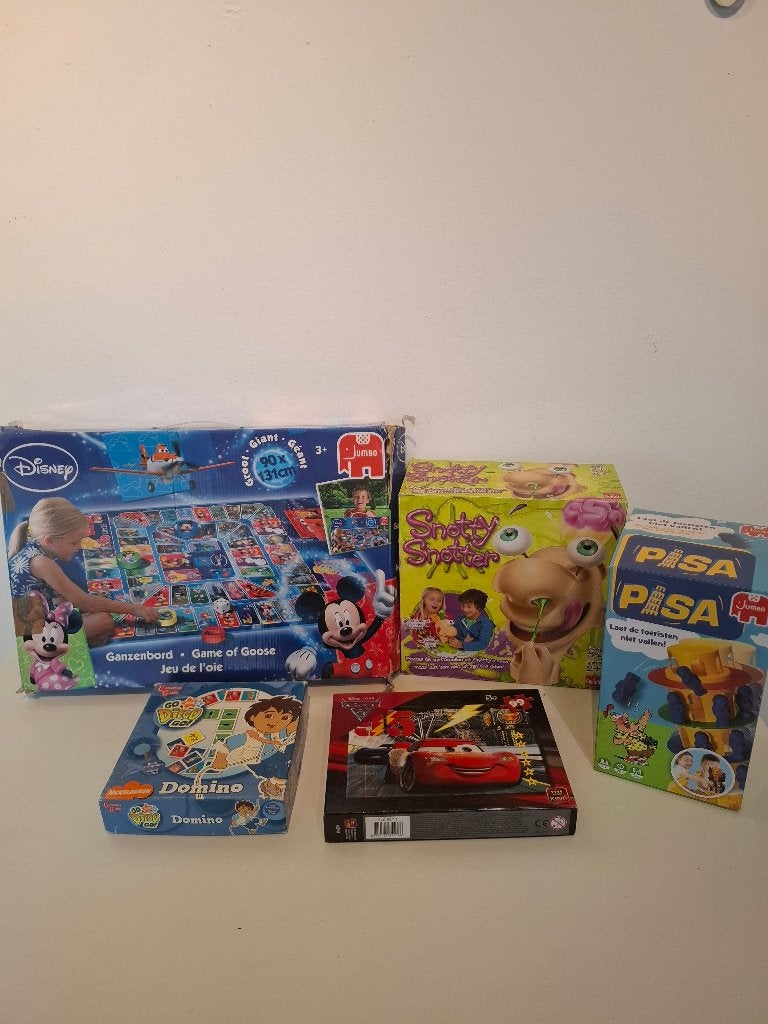 Lot spellen en puzzel, Enlèvement, Utilisé, Divers
